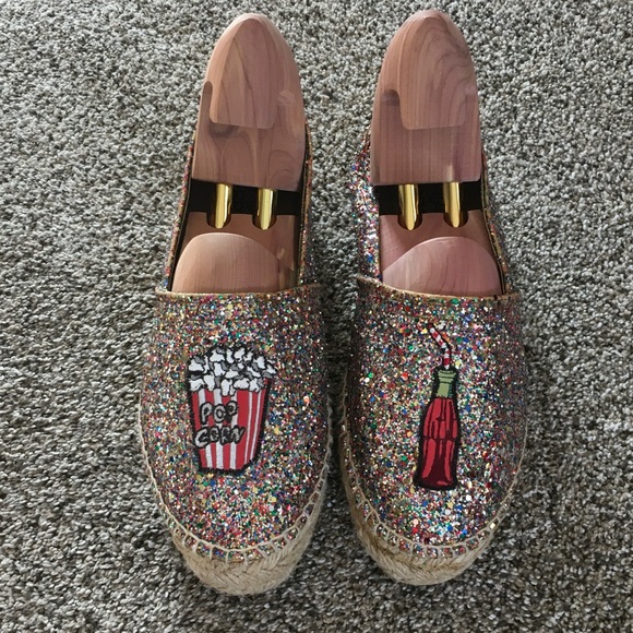 Chiara Ferragni Shoes - Chiara Ferragni Multicolor Glitter Flats
